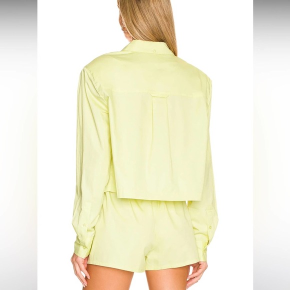 Revolve L'Acadamie Tory button down cornsilk - large - Picture 2 of 12